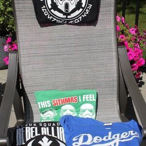 Star Wars T-Shirt Bundle This Sithmus I Feel Dodgers Sith Lord Imperial Forces